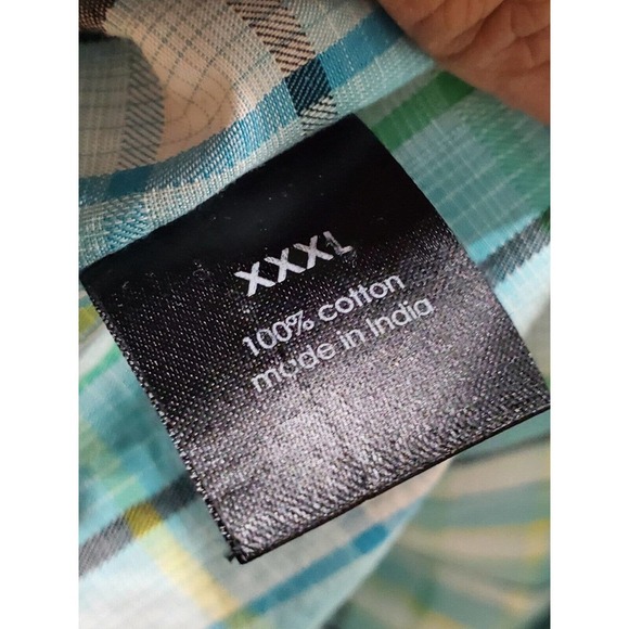 Sean John Men Multicolor 100% Cotton Collared Long Sleeve Buttons Down Shirt 3XL - Picture 7 of 10